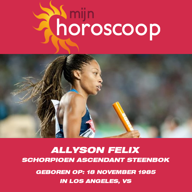 Allyson Felix: De Schorpioen als Superster
