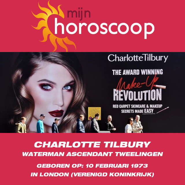 Charlotte Tilbury Sterrenbeeld Portret Waterman
