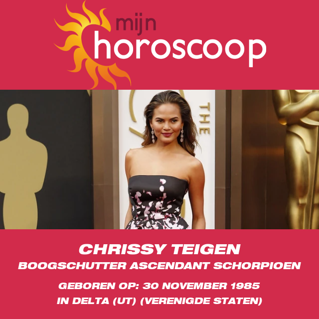 Chrissy Teigen: De Boogschutter Sterrenbeeld