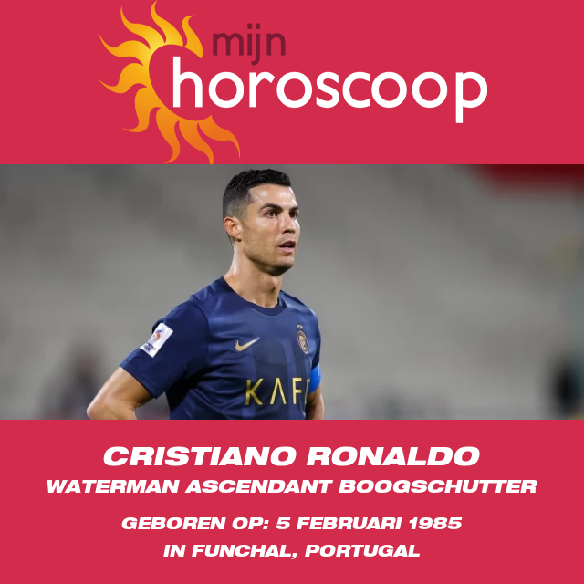 Astrologisch Portret van Cristiano Ronaldo als Waterman