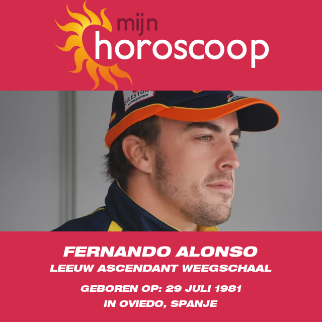 De astrologie van Fernando Alonso: De kosmische reis van een Leeuw