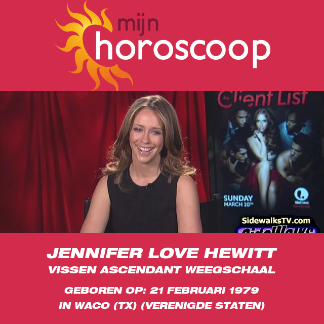 Jennifer Love Hewitt\'s Astrologisch Portret: Een Kijk op het Sterrenbeeld Vissen