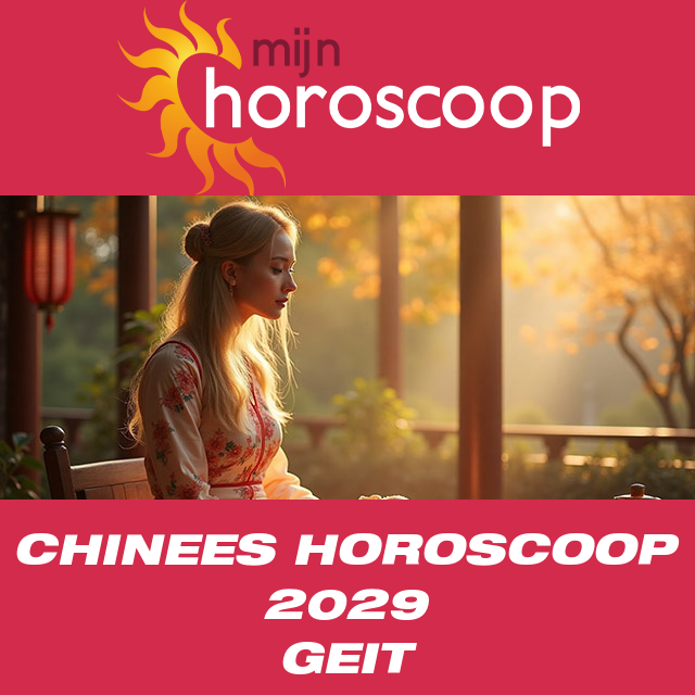 Chinese Horoscoop 2029 voor de Geit