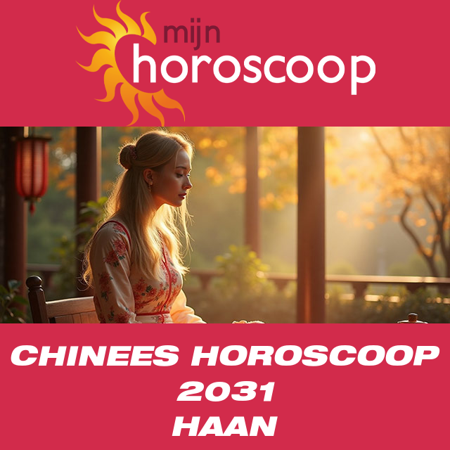 Chinese Horoscoop 2031 voor de Haan