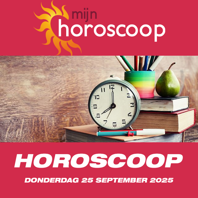 De voorspellingen van de dagelijkse horoscoop van Donderdag 25 September 2025